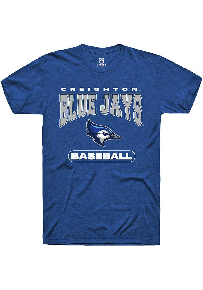 Creighton Bluejays Navy Blue Baseball Short Sleeve T-Shirt