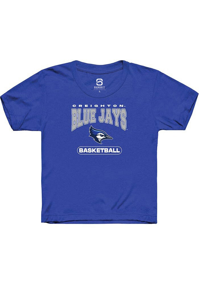 Creighton Bluejays Youth Blue Basketball Short Sleeve T-Shirt
