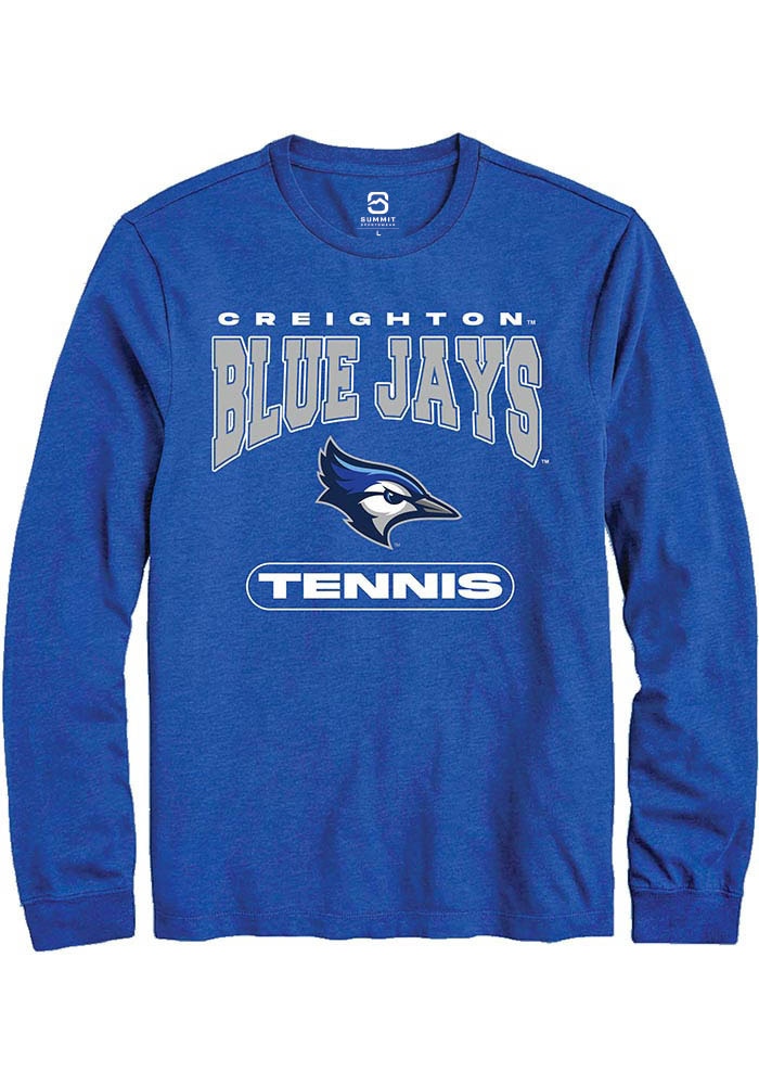 Creighton Bluejays Blue Tennis Long Sleeve T-Shirt
