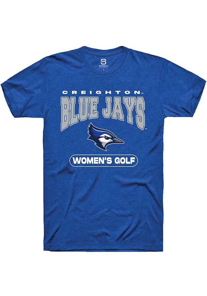 Creighton Bluejays Blue Women's Golf Short Sleeve T-Shirt