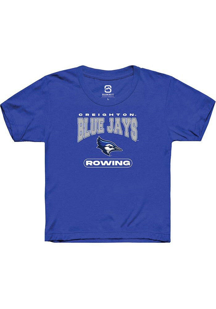 Creighton Bluejays Youth Blue Rowing Short Sleeve T-Shirt