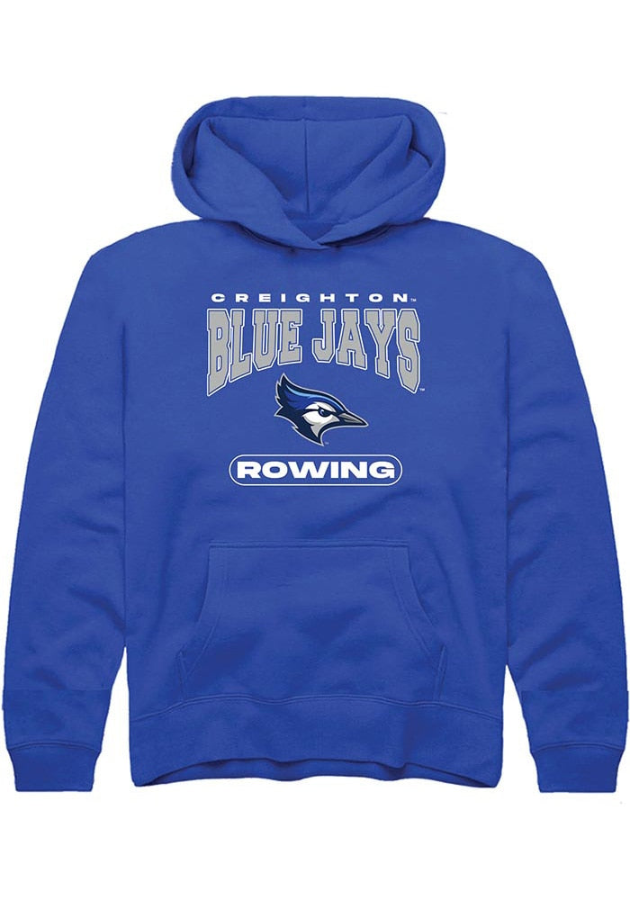 Creighton Bluejays Youth Blue Rowing Long Sleeve Hoodie