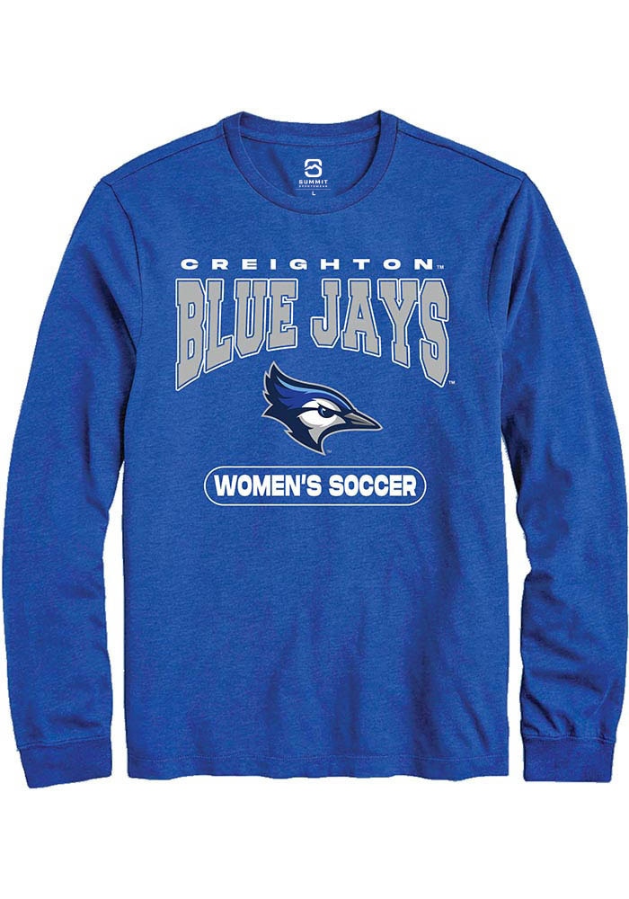 Creighton Bluejays Blue Women's Soccer Long Sleeve T-Shirt
