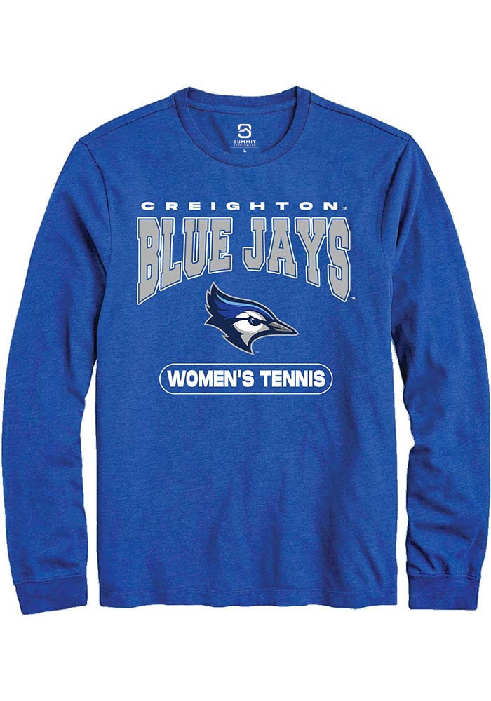 Creighton Bluejays Blue Women's Tennis Long Sleeve T-Shirt