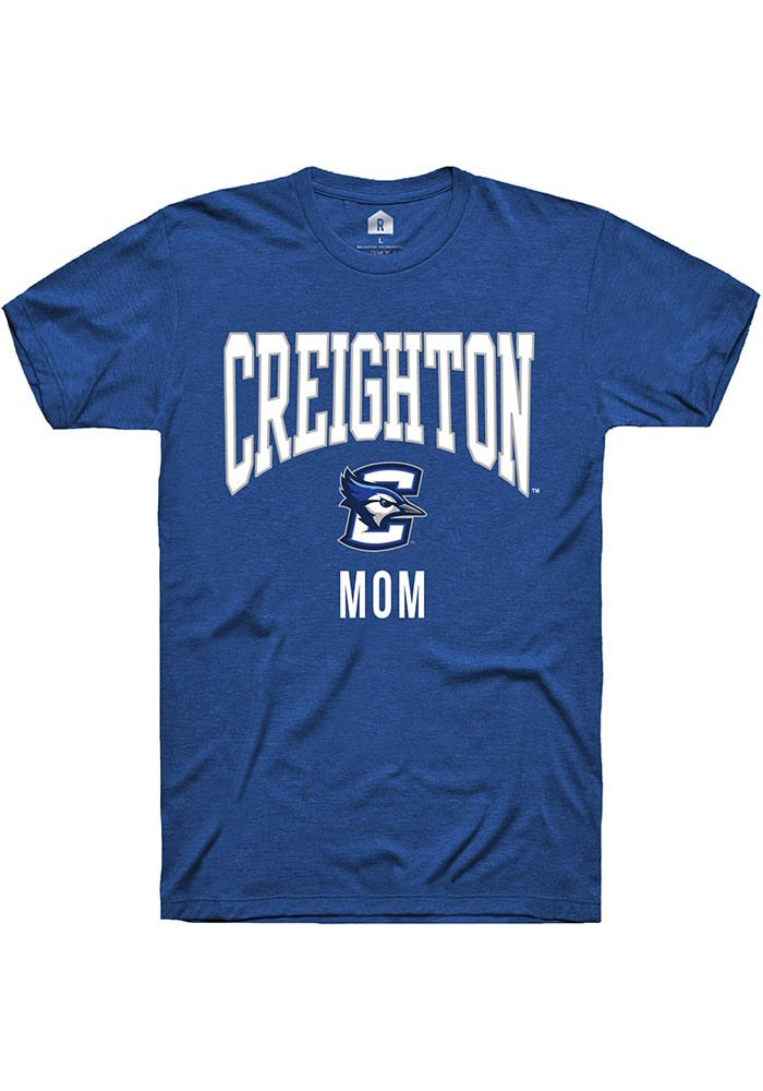 Creighton Bluejays Navy Blue Mom Short Sleeve T-Shirt