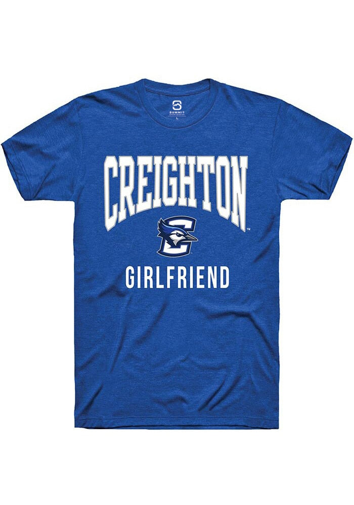 Creighton Bluejays Blue Girlfriend Short Sleeve T-Shirt