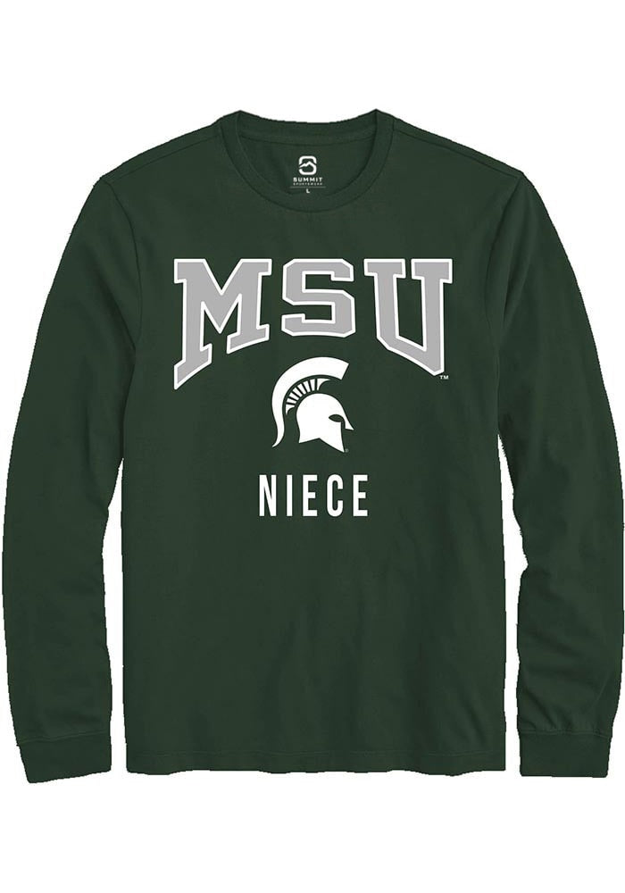 Michigan State Spartans Green Niece Long Sleeve T-Shirt