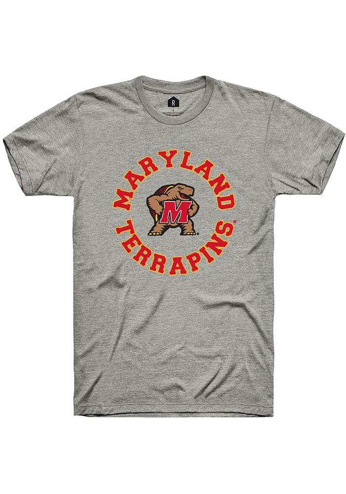 Maryland Terrapins Grey Circle Short Sleeve T-Shirt