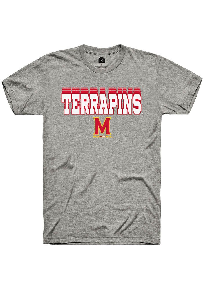 Maryland Terrapins Grey Repeat Short Sleeve T-Shirt