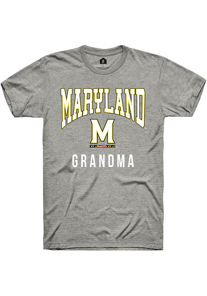 Maryland Terrapins Grey Grandma Short Sleeve T-Shirt