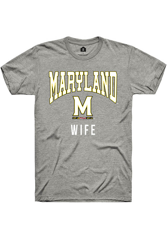 Maryland Terrapins Grey Wife Short Sleeve T-Shirt