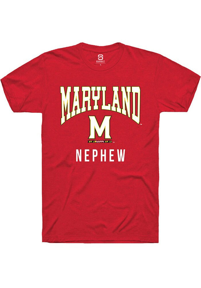 Maryland Terrapins Red Nephew Short Sleeve T-Shirt