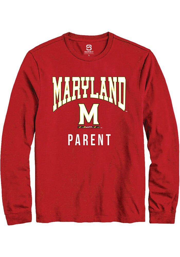 Maryland Terrapins Red Parent Long Sleeve T-Shirt