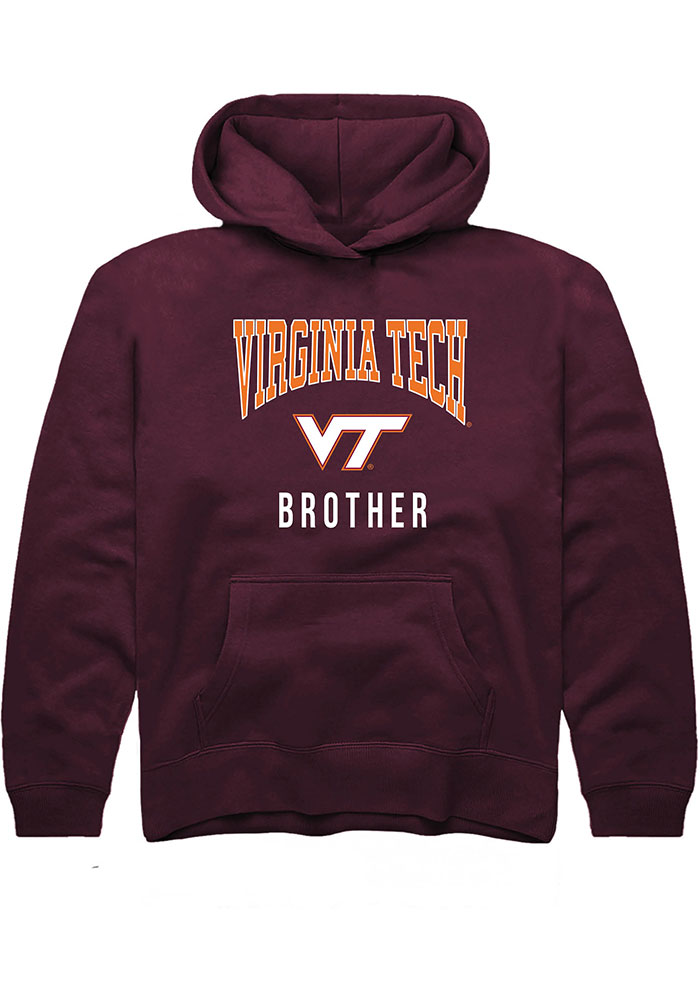 Virginia Tech Hokies Youth Maroon Brother Long Sleeve Hoodie