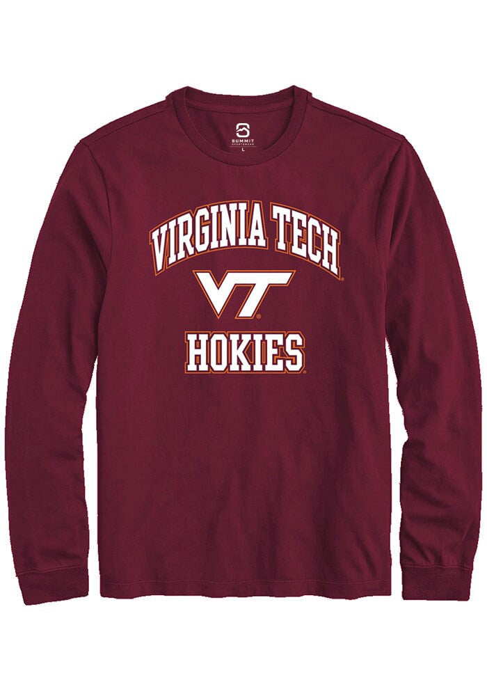 Virginia Tech Hokies Maroon No 1 Primary Long Sleeve T-Shirt