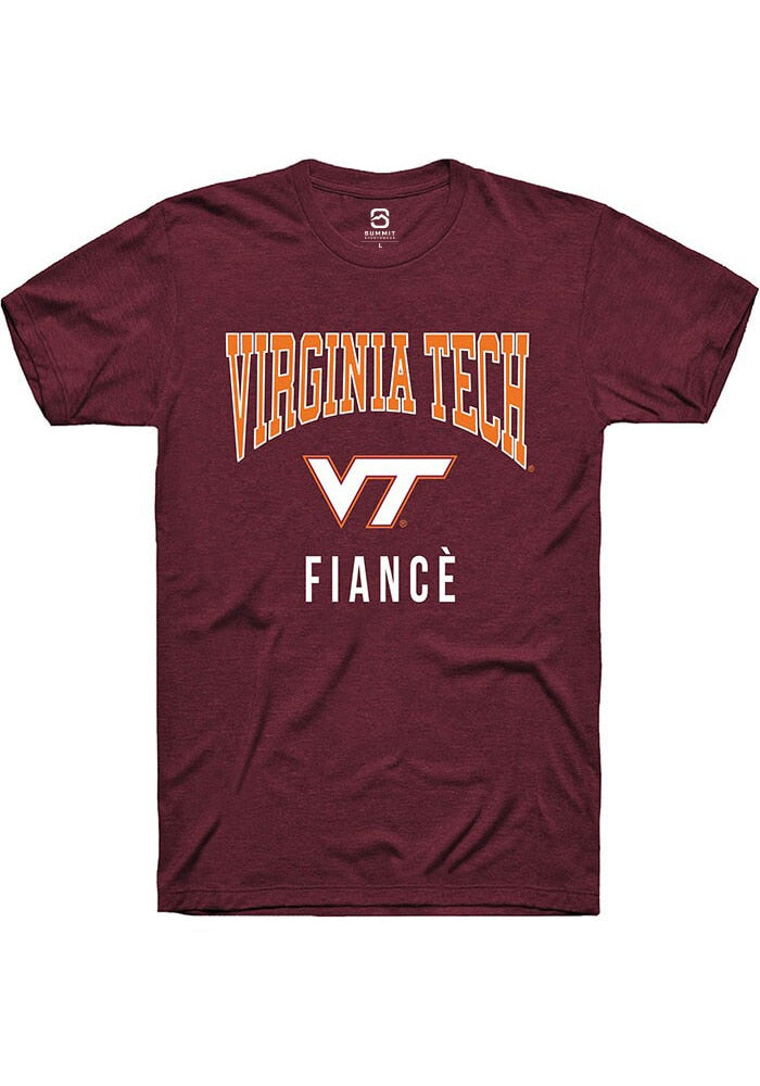 Virginia Tech Hokies Maroon Fiancé Short Sleeve T-Shirt