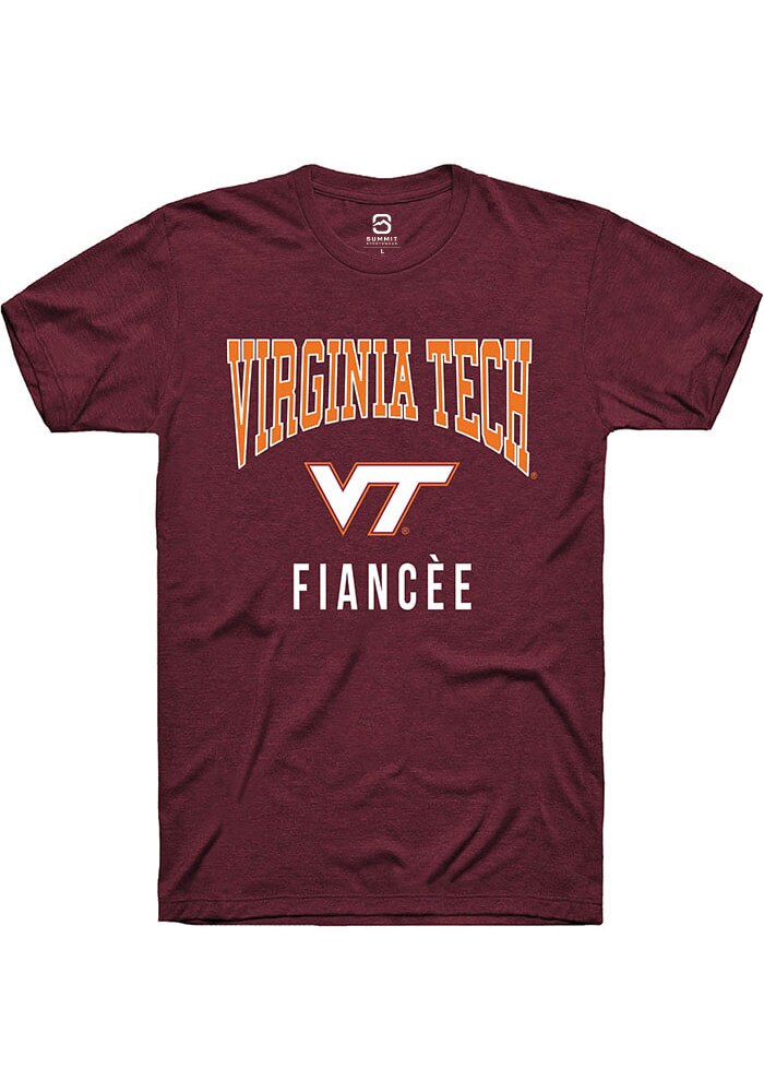 Virginia Tech Hokies Maroon Fiancée Short Sleeve T-Shirt