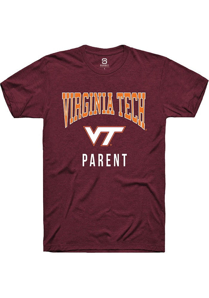 Virginia Tech Hokies Maroon Parent Short Sleeve T-Shirt