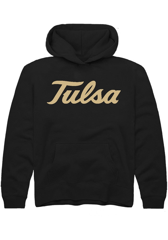 Tulsa Golden Hurricane Youth Black Alt Logo Hoodie