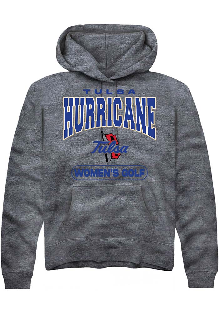 Tulsa Golden Hurricane Mens Grey Womens Golf Hoodie