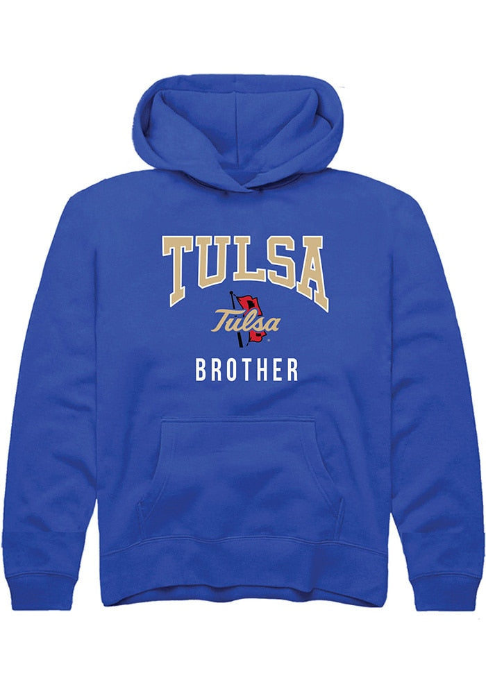 Tulsa Golden Hurricane Youth Blue Brother Hoodie