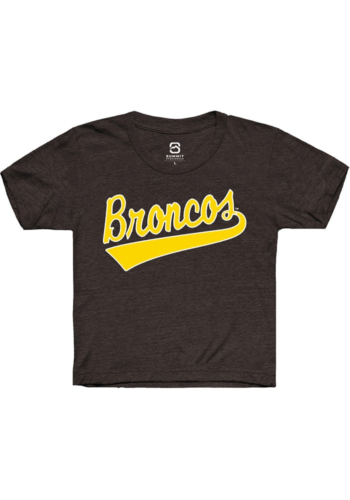 Western Michigan Broncos Youth Brown Tail Short Sleeve T-Shirt