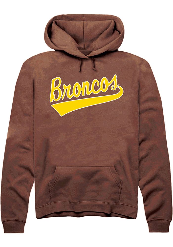 Western Michigan Broncos Mens Brown Tail Long Sleeve Hoodie