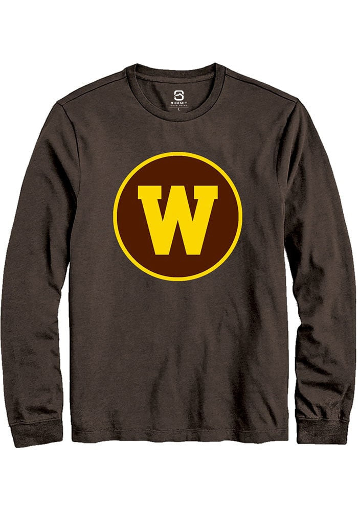 Western Michigan Broncos Brown Alt Logo Long Sleeve T-Shirt