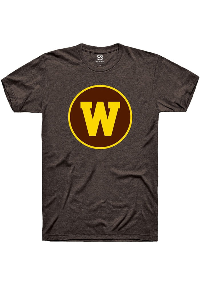 Western Michigan Broncos Brown Alt Logo Short Sleeve T-Shirt