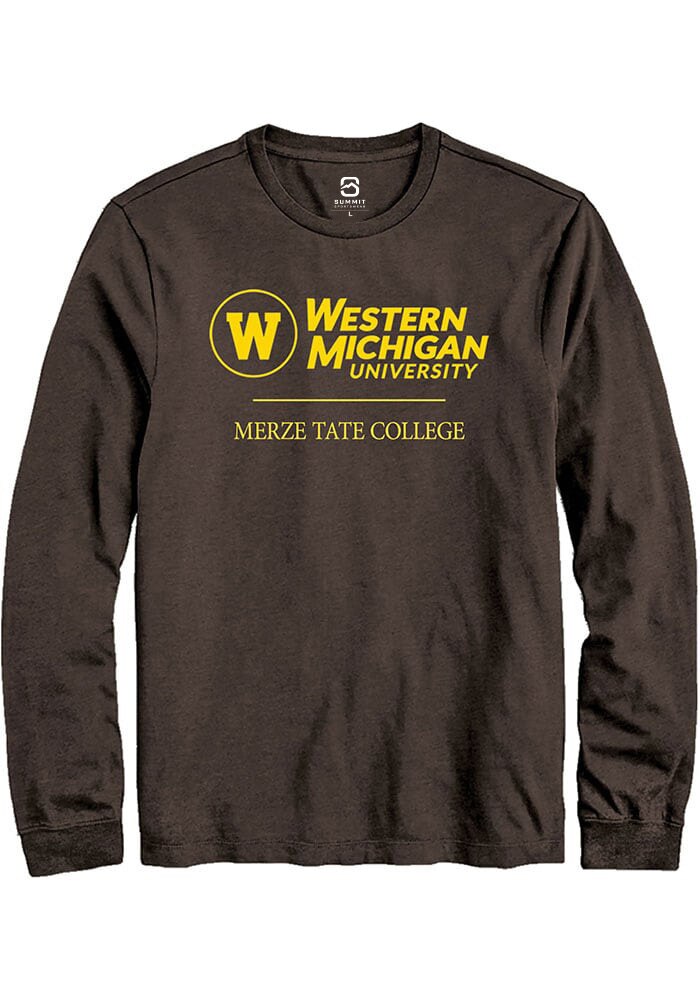 Western Michigan Broncos Brown Merze Tate College Long Sleeve T-Shirt