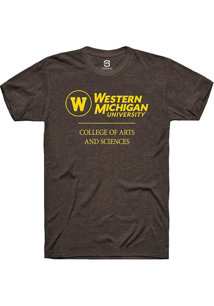 Western Michigan Broncos Brown College of Arts and Sciences Short Sleeve T-Shirt