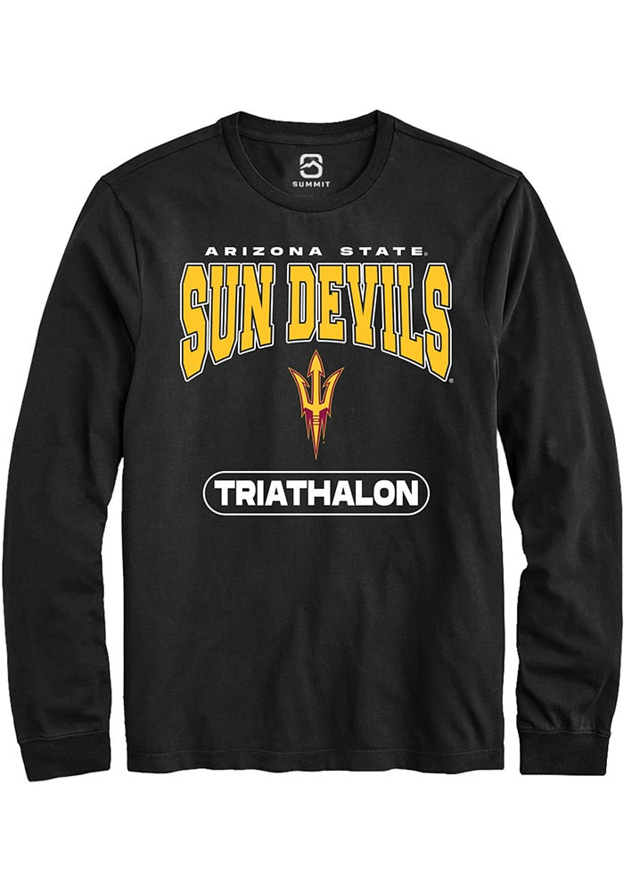 Arizona State Sun Devils Black Triathalon Long Sleeve T-Shirt