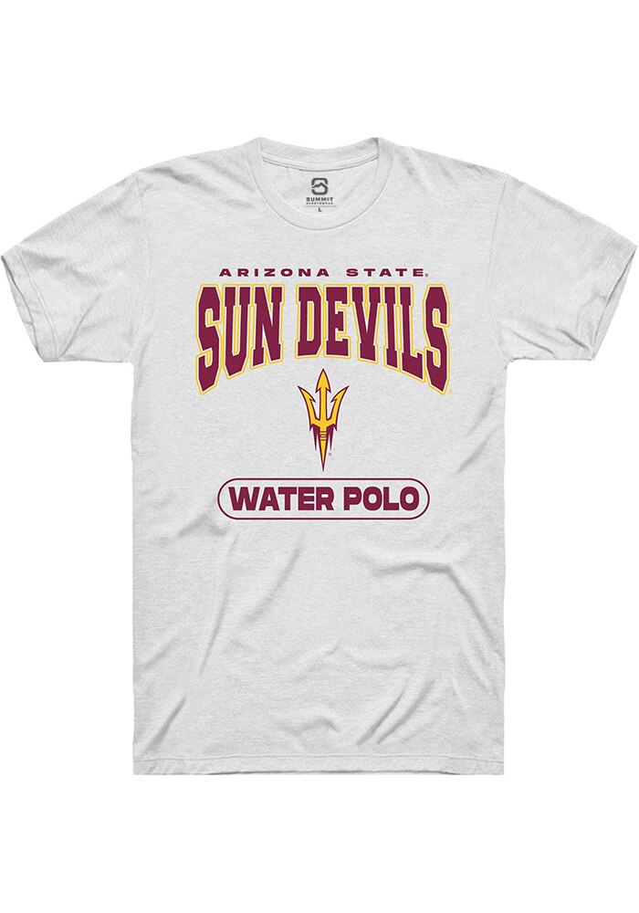 Arizona State Sun Devils White Water Polo Short Sleeve T-Shirt