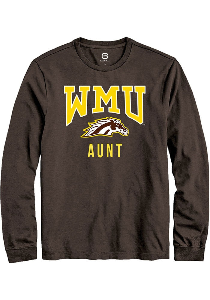 Western Michigan Broncos Brown Aunt Long Sleeve T-Shirt
