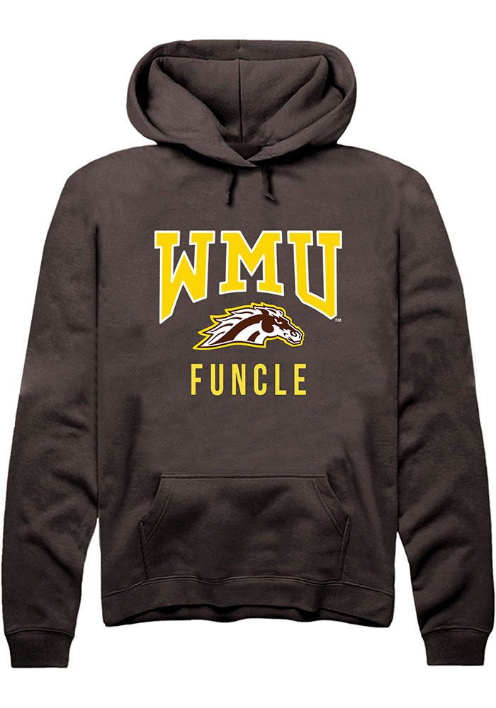 Western Michigan Broncos Mens Brown Funcle Long Sleeve Hoodie