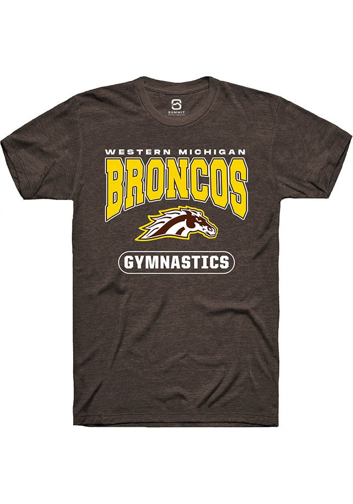 Western Michigan Broncos Brown Gymnastics Short Sleeve T-Shirt