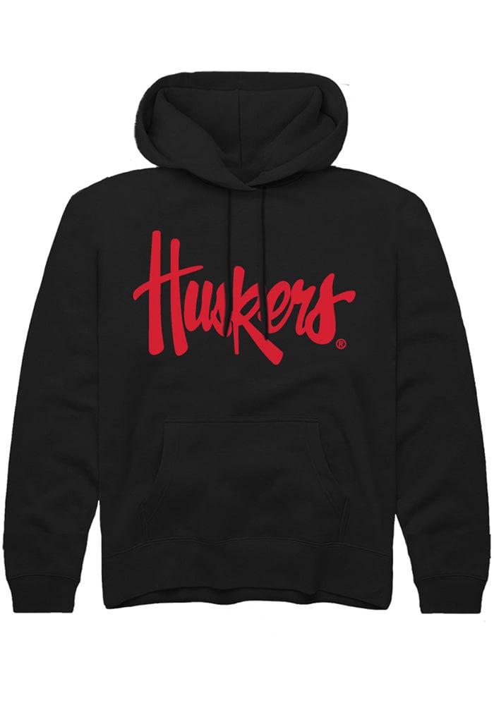 Nebraska Cornhuskers Youth Black Alt Logo Long Sleeve Hoodie