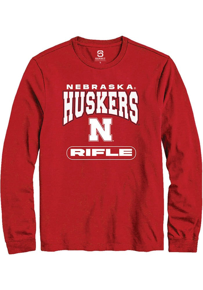 Nebraska Cornhuskers Red Rifle Long Sleeve T-Shirt