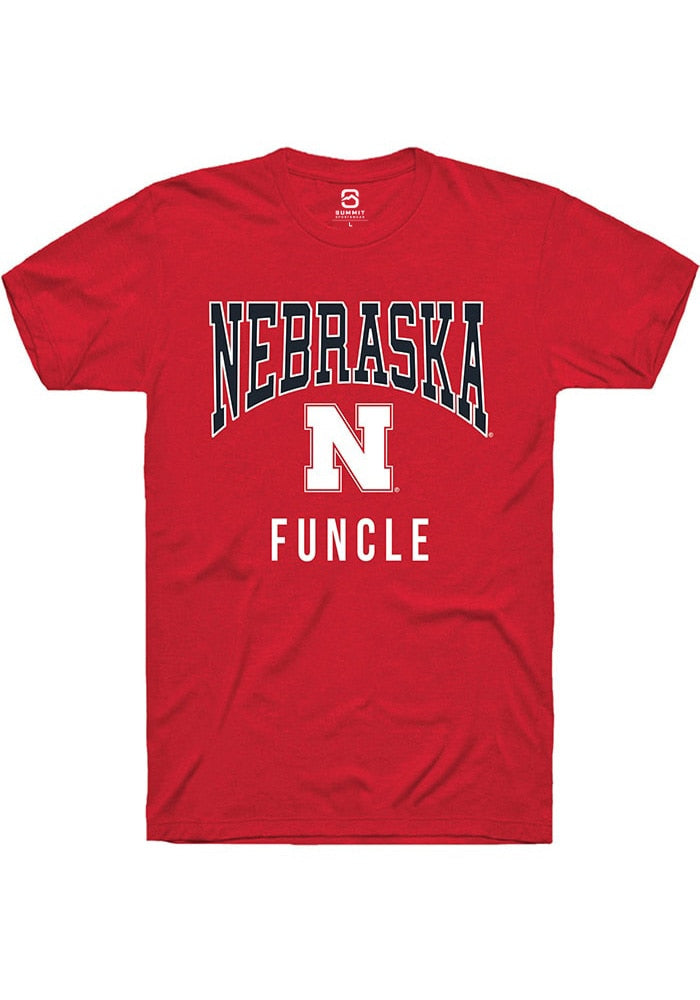 Nebraska Cornhuskers Red Funcle Short Sleeve T-Shirt