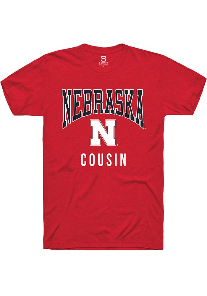 Nebraska Cornhuskers Red Cousin Short Sleeve T-Shirt
