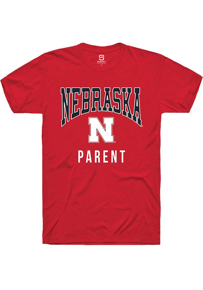 Nebraska Cornhuskers Red Parent Short Sleeve T-Shirt