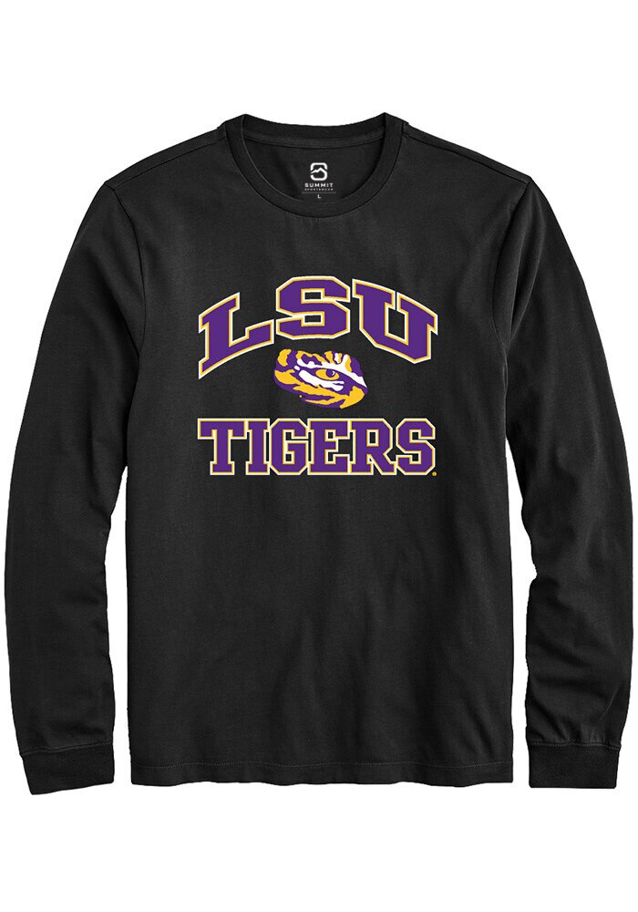 LSU Tigers Black No 1 Neutral Long Sleeve T-Shirt