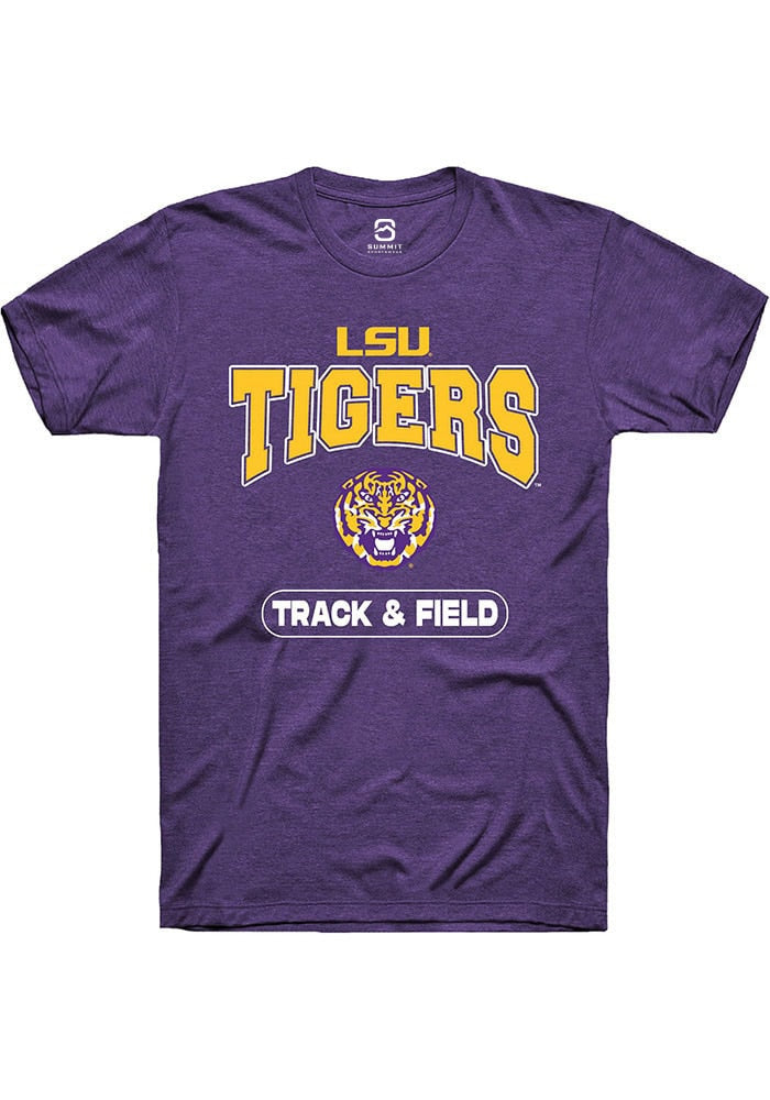 LSU Tigers Purple Track & Field Short Sleeve T-Shirt