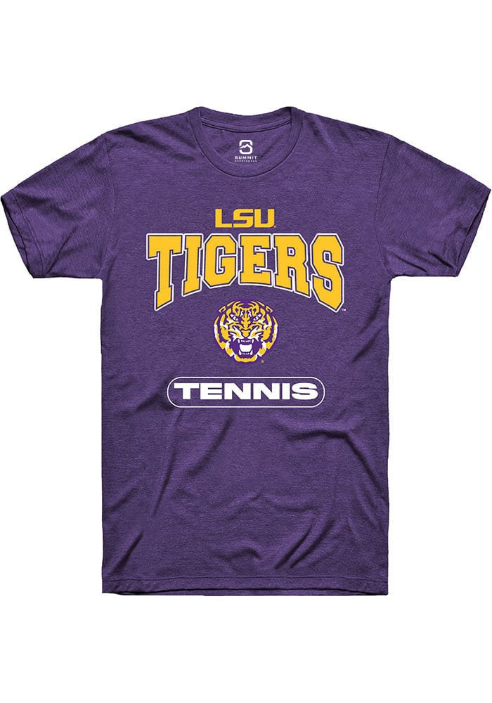 LSU Tigers Purple Tennis Short Sleeve T-Shirt