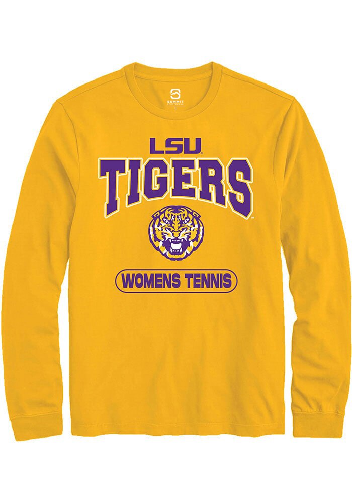LSU Tigers Gold Womens Tennis Long Sleeve T-Shirt