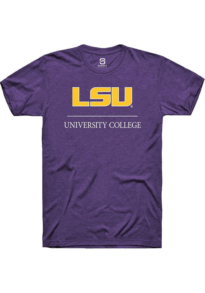 LSU Tigers Purple University College Short Sleeve T-Shirt