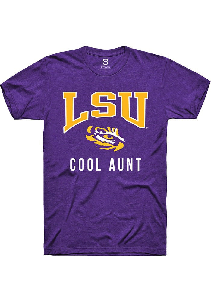 LSU Tigers Purple Cool Aunt Short Sleeve T-Shirt