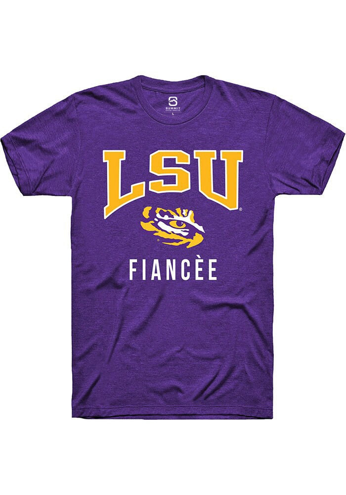 LSU Tigers Purple Fiancée Short Sleeve T-Shirt