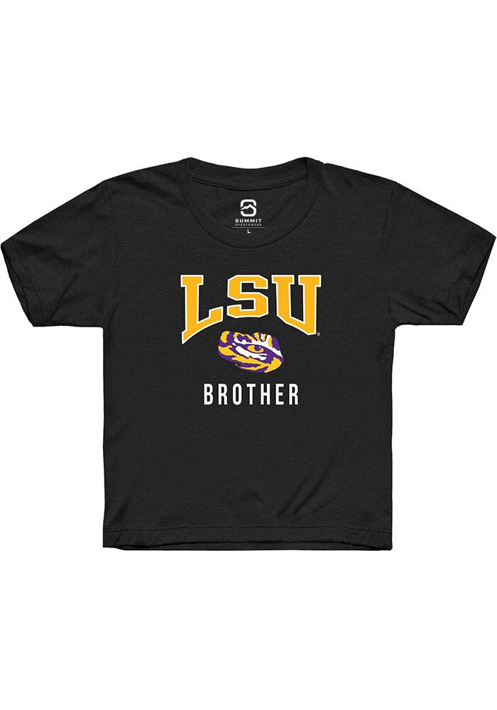 LSU Tigers Youth Black Brother Short Sleeve T-Shirt