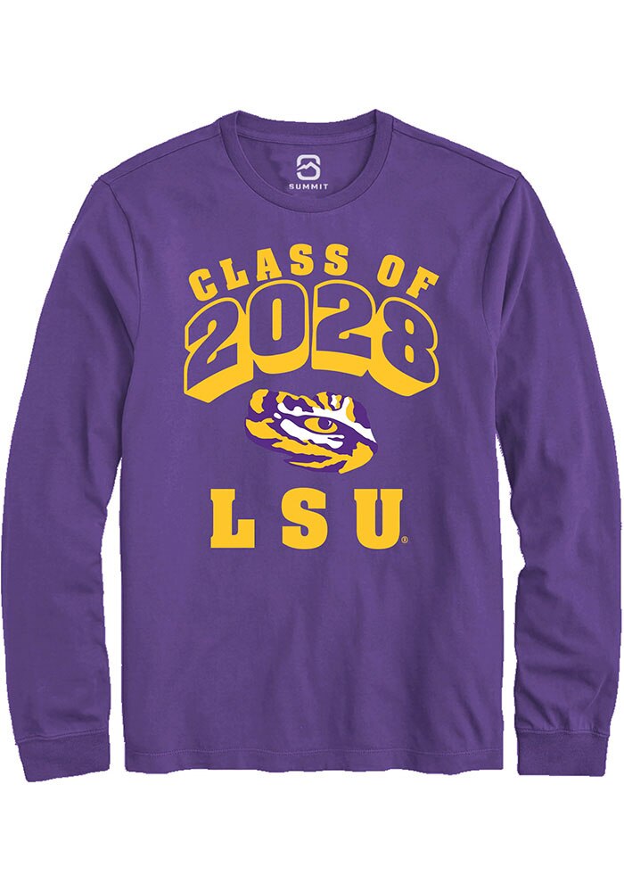 LSU Tigers Purple Class of 2028 Long Sleeve T-Shirt